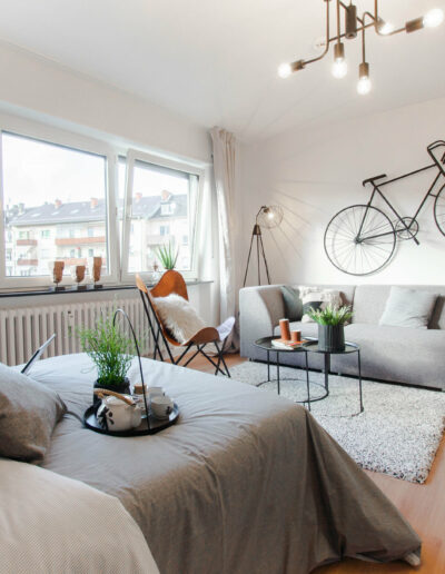 1-Zimmer-Wohnung Home Staging Ludwigshafen