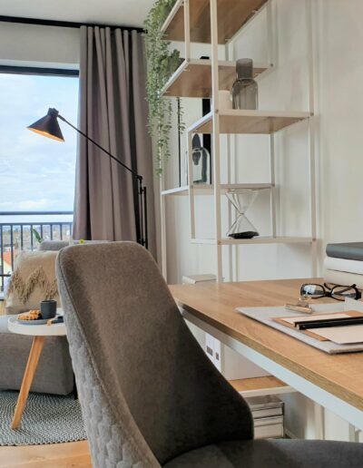 Home Staging Micro-Apartment als Musterwohnung