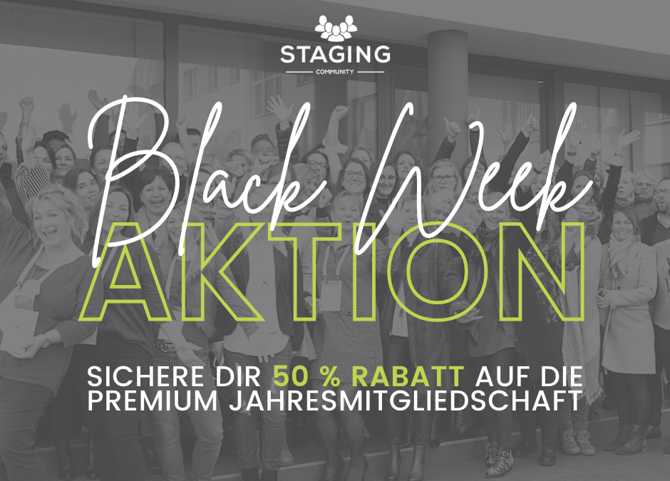 BLACK WEEK Angebot – PREMIUM Mitgliedschaft zum 1/2 Preis