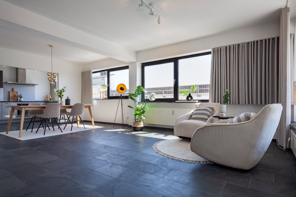 Home Staging Objekt in Krefeld – ein Penthouse strahlt in zeitlosem Design