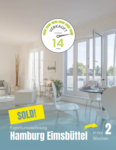 Home Staging Turbo Verkauf in Hamburg-Eimsbüttel