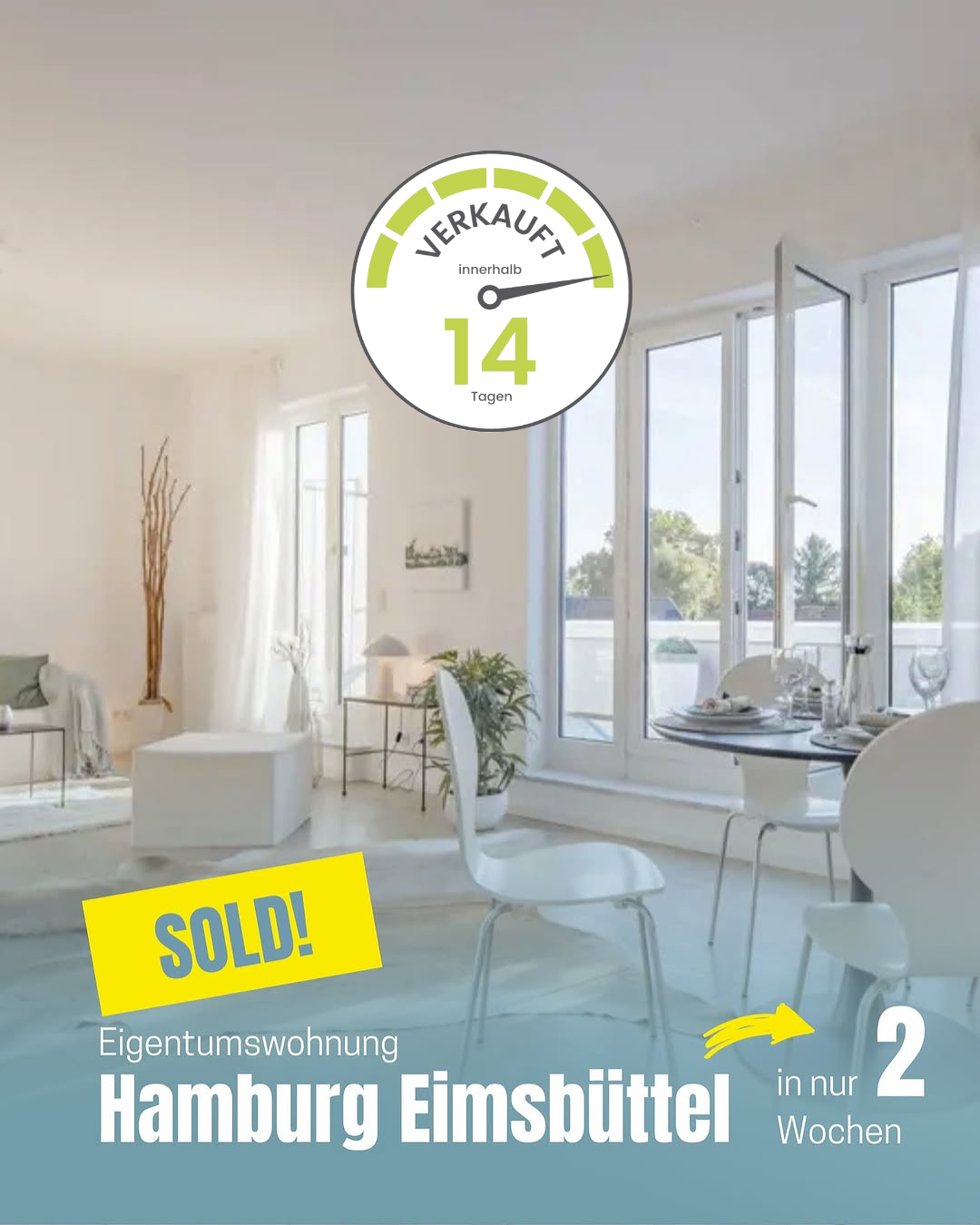 Home Staging Turbo Verkauf in Hamburg-Eimsbüttel